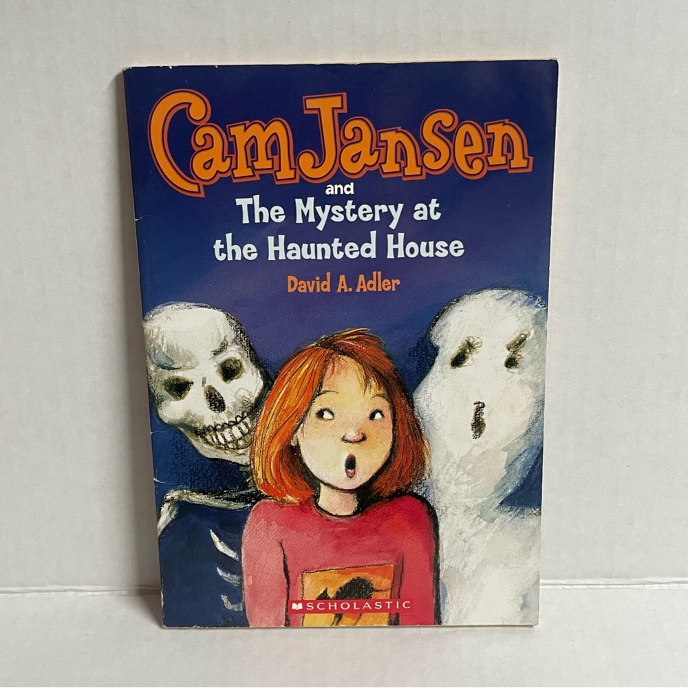 ♦️$3♦️ Cam Jansen and the Mystery at the Haunted House David Adler kids book